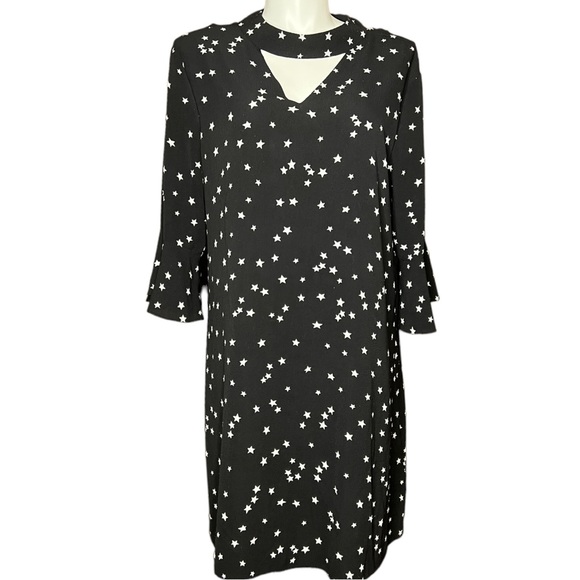 Alice & You Bell Sleeve Star Print Dress size 16 - Picture 7 of 16